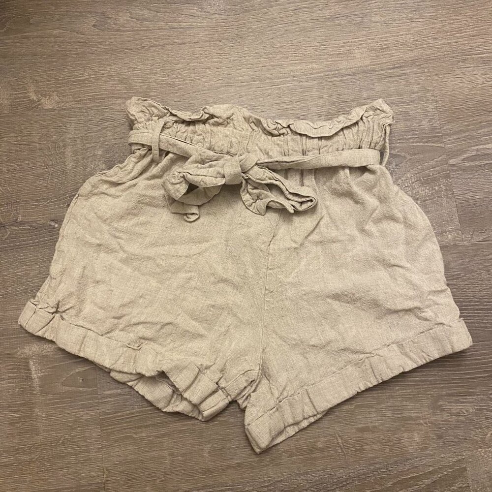 Tan Cargo shorts